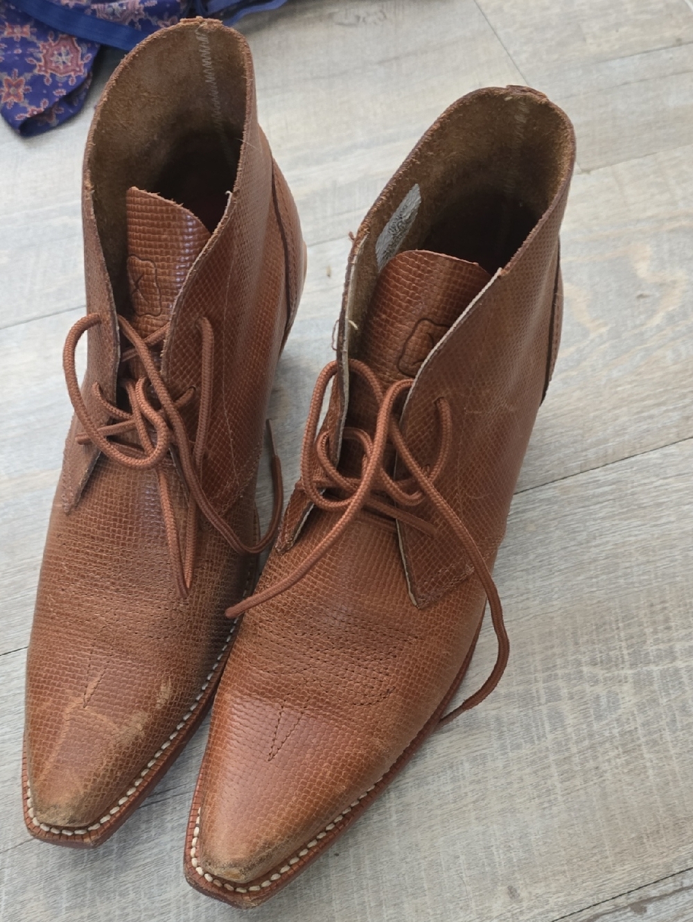 Chestnut Brown Booties